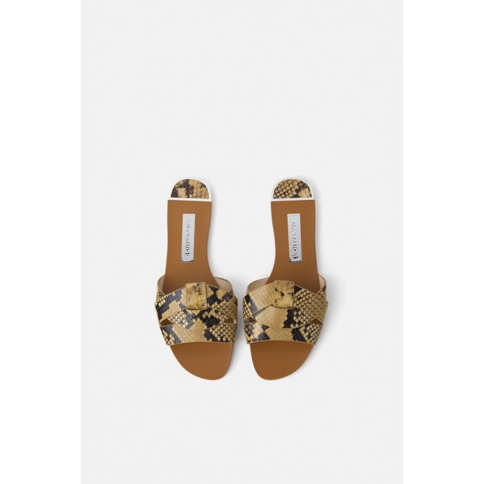 Slippers leopard hot sale zara